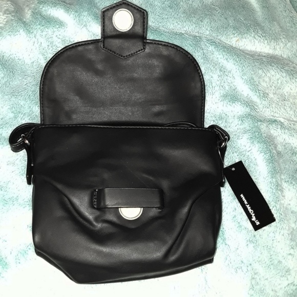 Black Tuck & Loop Soft Crossbody Purse Bag - Picture 7 of 8
